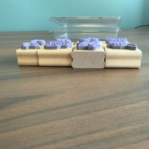 Stampin Up Painted Posies Rubber Stamp Set 2005 - Picture 6 of 7